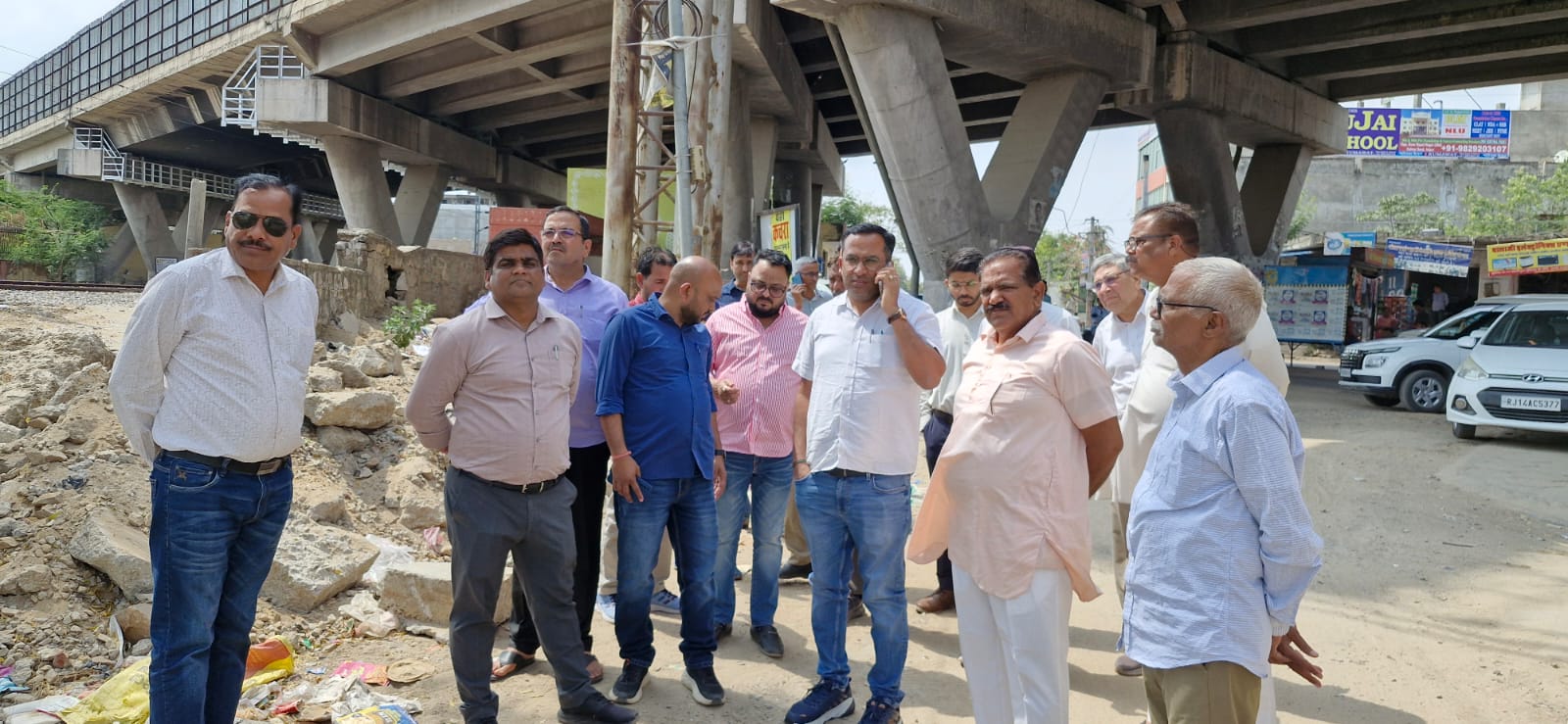 उपमुख्यमंत्री दिया कुमारी के आदेश पर खातीपुरा पुलिया से राम मंदिर तक 100 फीट सड़क निर्माण जल्द शुरू